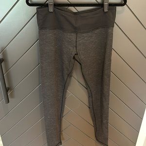 Lululemon marled gray “wunder-under” leggings